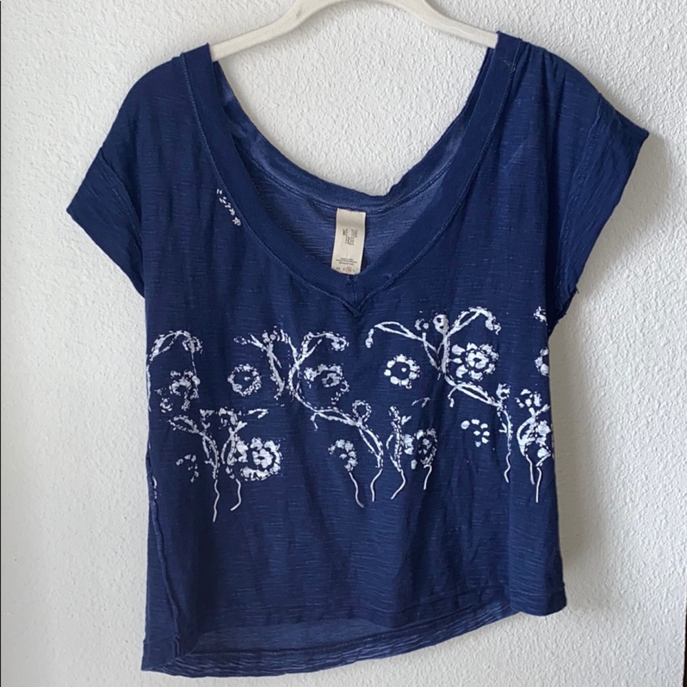 We The Free cropped shirt